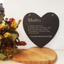 Personalised Slate Heart For Mother's Day, thumbnail 2 of 4