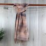 Mulberry Tree And Check Pattern Scarf, thumbnail 3 of 7