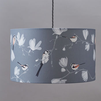 Long Tailed Tit Pink Bird Lampshade, 2 of 4