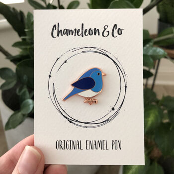 Bird Enamel Pin Badge, 4 of 6