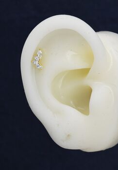 Marquise Cluster Cz Screwback Earrings, 12 of 12