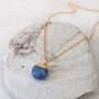 The Orb Blue Opal October Birthstone Necklace, thumbnail 6 of 8