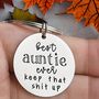 Best Auntie Funny Keyring Gift, thumbnail 1 of 6