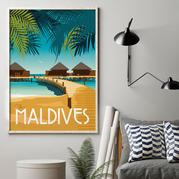 Maldives Art Print, 4 of 4