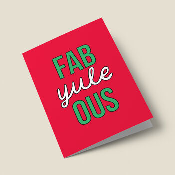'Fab Yule Ous' Funny Christmas Card, 3 of 6