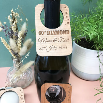Personalised Anniversary Wine Bottle Label Gift, 8 of 9