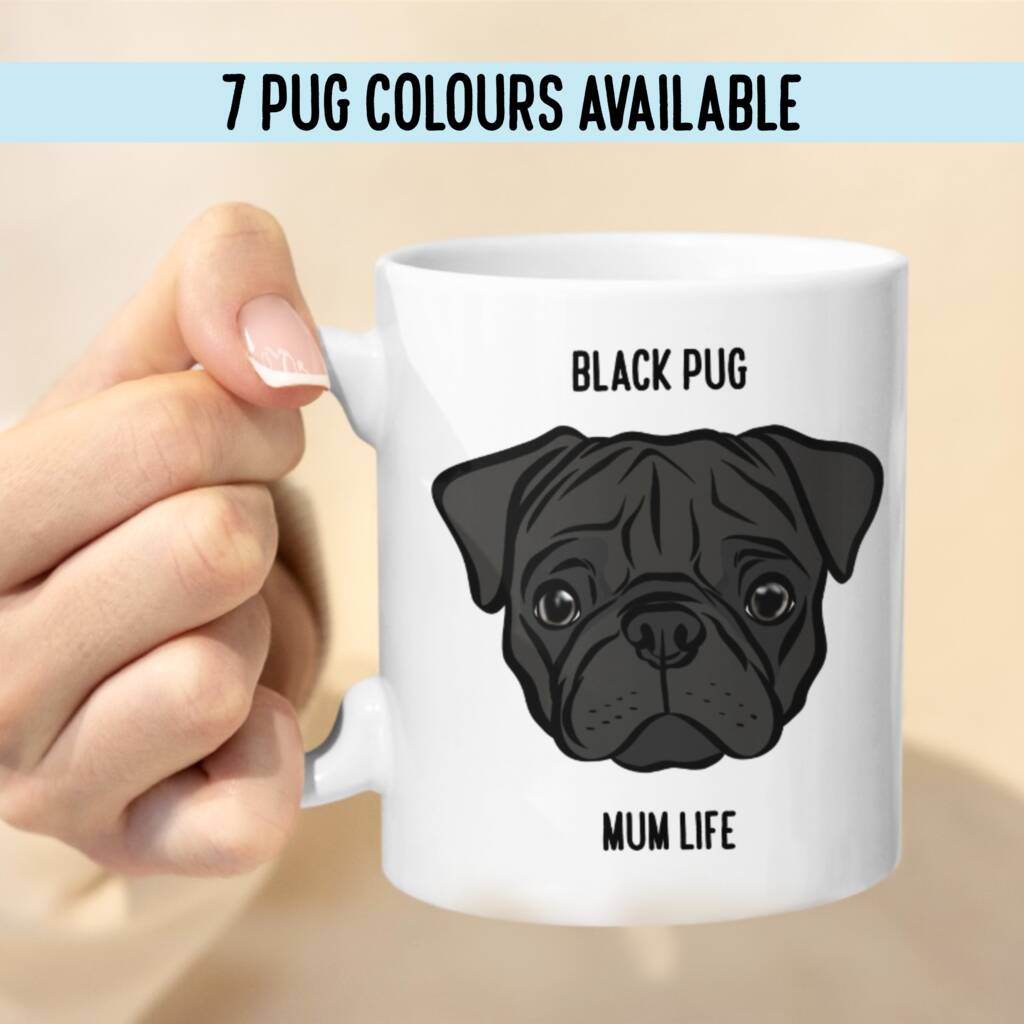 Personalised store pug mug