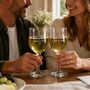 Personalised Pair Of Engraved Wine Glasses Anniversary Gift, thumbnail 2 of 7