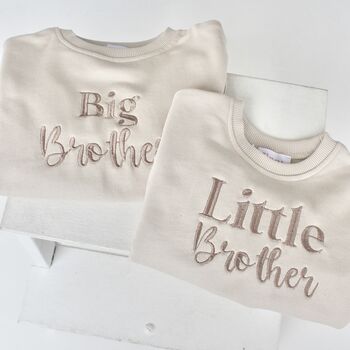 Embroidered Big/Little Brother Sweatshirts, 6 of 9