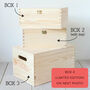 Personalised Wooden Christmas Eve Box, thumbnail 3 of 8