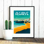 Algarve Travel Poster Art Print, thumbnail 3 of 4