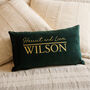 Personalised Couples Wedding Decorative Cushion, thumbnail 1 of 4