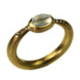 Gold Moonstone And Diamond Ring, thumbnail 2 of 2