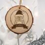 Personalised Natural Pine Wood Christmas Decoration, thumbnail 5 of 12