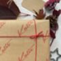 Personalised Name Christmas Wrapping Paper Set, thumbnail 3 of 8