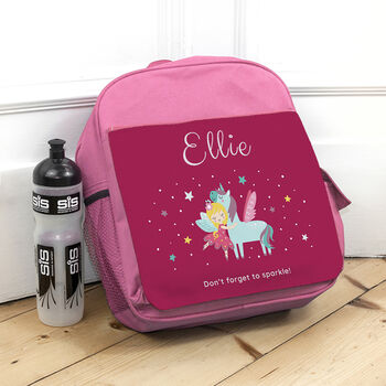 Personalised Kids Pink Backpack, 2 of 5