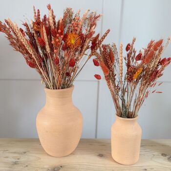 Burnt Orange Dried Flower Arrangement, 5 of 6