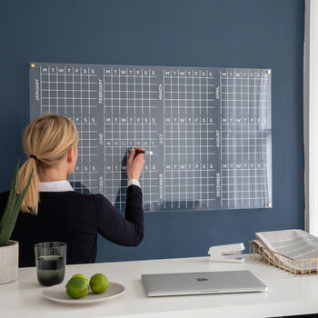 Year To View Acrylic Home Or Office Calendar, 2 of 12