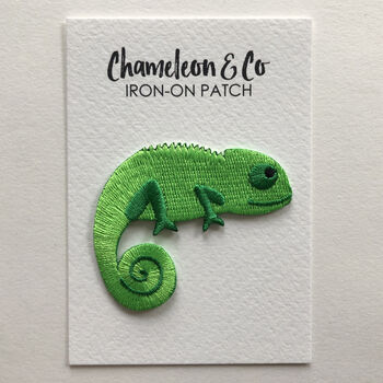 Chameleon Iron On Patch, 3 of 4