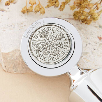 Sixpence 70th 1956 Coin Bottle Stopper, 4 of 10