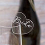 Any Occasion Acrylic Heart Wine Glass Charms, thumbnail 2 of 4