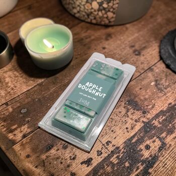 Apple Doughnut Wax Melts Bakery Inspired Wax Melt Snap Bar, 2 of 5