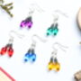 Christmas Fairy Light Drop Earrings – Mix And Match, thumbnail 5 of 10