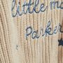 Personalised Mummy's Little Man Oatmeal Cardigan, thumbnail 3 of 3