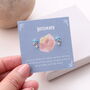 Personalised Birthstone Star Earring Gift Box, thumbnail 6 of 12