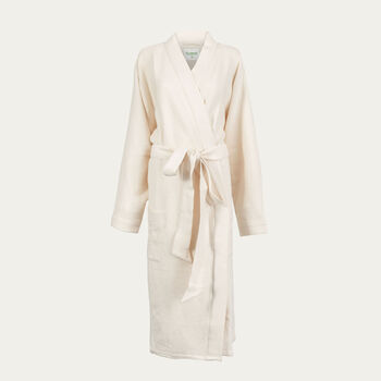 Organic Cotton Waffle Robe, 2 of 6