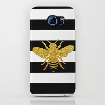 Golden Glitter Honeybee On Phone Case, 2 of 3