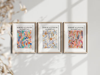 Marché Aux Fleurs Abstract Art Wall Print No.Two, 3 of 9