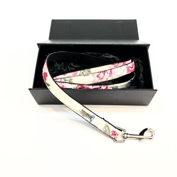 Disley Pink And Blue Floral Dog Lead, 8 of 9