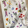 Wildflower Vinyl Sticker Sheet, thumbnail 5 of 5