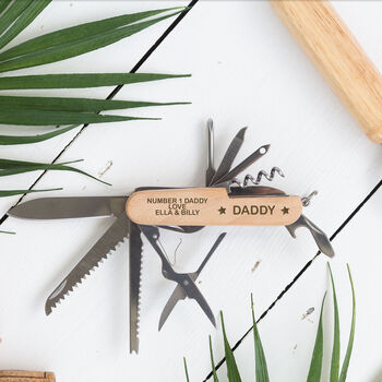 Personalised Star Pen Knife Multi Tool, 3 of 5