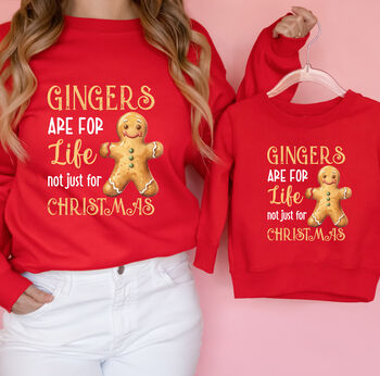 Gingers Are For Life Not Just For Christmas Jumper, 5 of 5