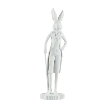 Lady And Gentleman Easter Rabbit Figurine, 6 of 8