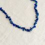 Blue Lapis Lazuli Necklace With Magnetic Clasp, thumbnail 3 of 5