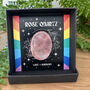 Friendship Gift Boxed Crystal Rose Quartz Thumb Stone, thumbnail 1 of 5