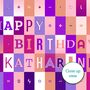 Personalised 18th Birthday Card Age And Name, thumbnail 5 of 10