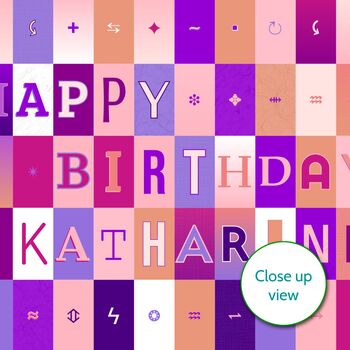 Personalised 18th Birthday Card Age And Name, 5 of 10
