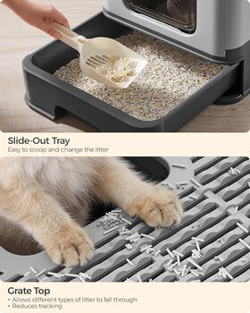 Hidden Cat Litter Box For Large Cats Anti Leaking, 5 of 9