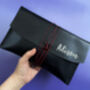 Personalized Genuine Leather Make Up Bag, thumbnail 5 of 10