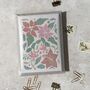 Set Of Eight Botanical Block Print Christmas Cards, thumbnail 6 of 8