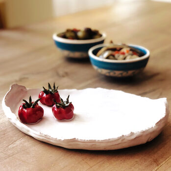 Gifts For Cooks: Ceramic Cherry Tomatoes Tapas Dish, 3 of 10