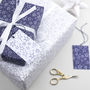 Handrawn Stars Christmas Wrapping Paper, thumbnail 1 of 5