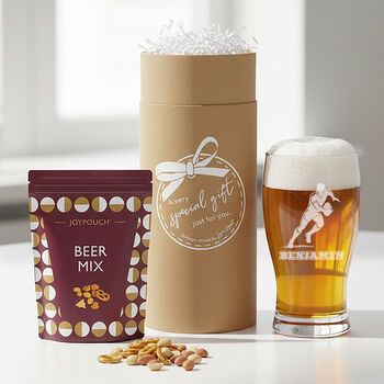 Personalised Rugby Engraved Pint Glass, 2 of 6