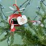 Personalised Helicopter Santa Bauble, thumbnail 1 of 2