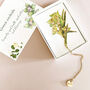 Green Orchid Flower Enamel Bookmark, thumbnail 1 of 6