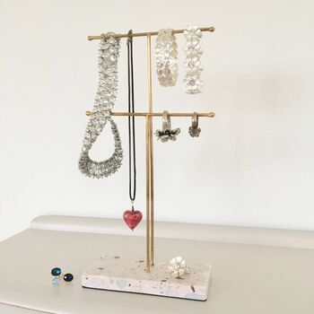 Gold And Marble Jewellery Stand, 5 of 5